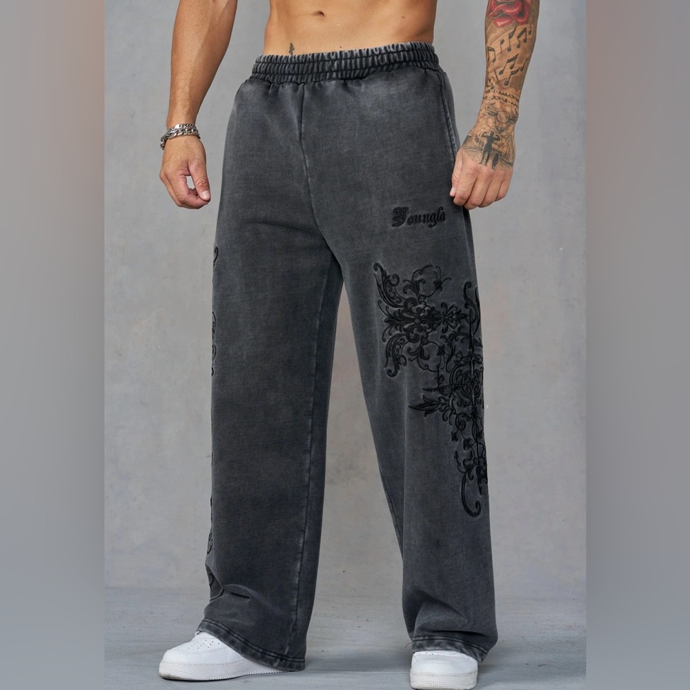 YoungLA 2061 Threadmark Sweats, Grey Wash, Size M, NWT 🔥SOLD OUT ONLINE🔥